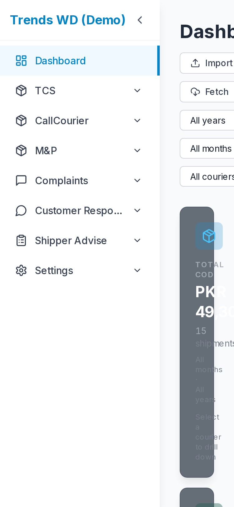 Mobile dashboard